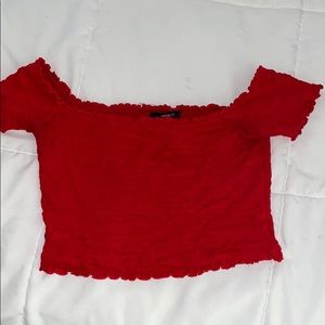 Forever 21 Red Crop Top